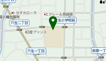 北九州市立穴生小学校の地図画像