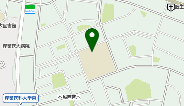 北九州市立医生丘小学校の地図画像