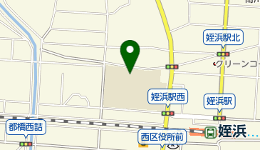 福岡市立内浜小学校の地図画像