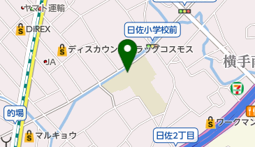 福岡市立曰佐小学校の地図画像