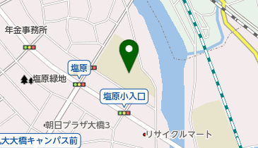 福岡市立塩原小学校の地図画像