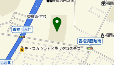 福岡市立千早西小学校の地図画像