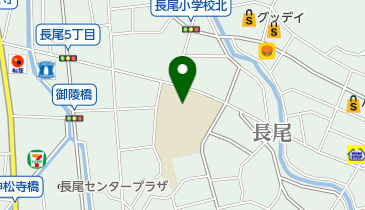福岡市立長尾小学校の地図画像