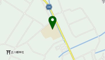 築上町立八津田小学校の地図画像