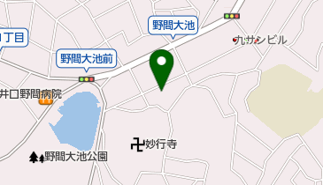 野間幼稚園の地図画像