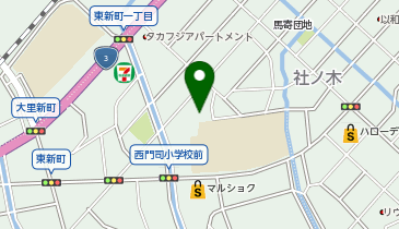 門司こばと幼稚園の地図画像