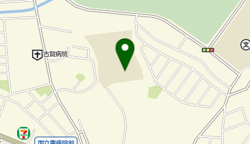 福岡県立古賀特別支援学校高等部の地図画像