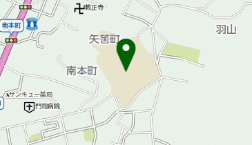 北九州市立門司総合特別支援学校の地図画像