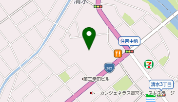 福岡市立特別支援学校清水高等学園の地図画像