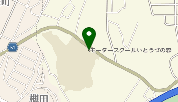 モータースクールいとうづの森の地図画像