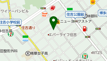 九州電気専門学校の地図画像