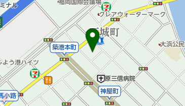 福岡ECO動物海洋専門学校の地図画像