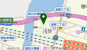 KCS北九州情報専門学校の地図画像