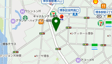 専門学校福岡ビジョナリーアーツの地図画像