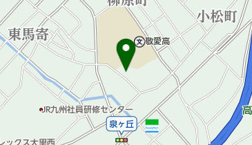 鎮西保育園の地図画像