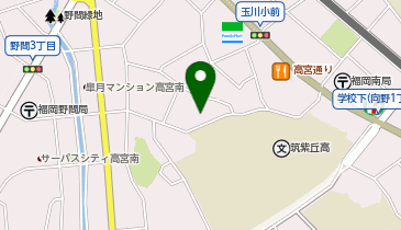 筑紫ヶ丘保育園の地図画像