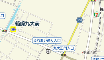 田川鎮西保育園の地図画像
