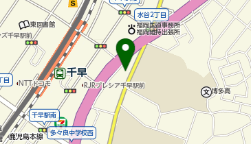 からふる福岡東保育園の地図画像