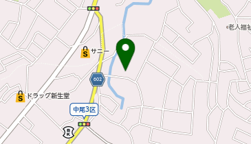 中尾ガーデン保育園の地図画像