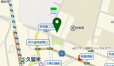 英進館JR久留米駅前校高等部の地図画像