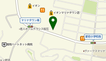 ユニバーサルホーム福岡マリナ通り店の地図画像