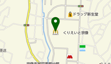 サンリブくりえいと宗像の地図画像