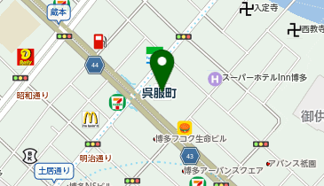 サニー呉服町店の地図画像