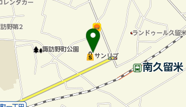 サンリブ久留米の地図画像
