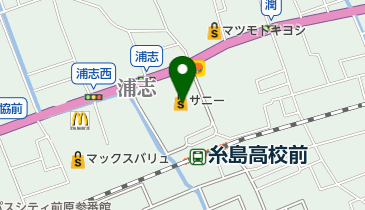 サニー前原店の地図画像
