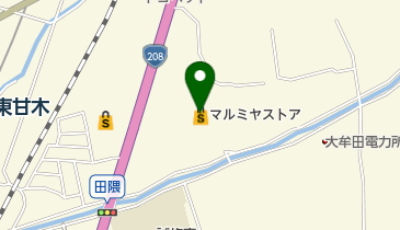 マルミヤストア大牟田店の地図画像