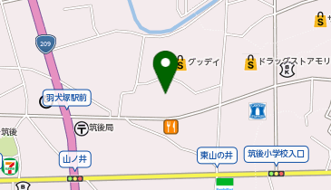 サニーちくご店の地図画像