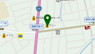 サニー那珂川店の地図画像