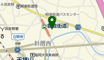 にしてつストアレガネット朝倉街道の地図画像