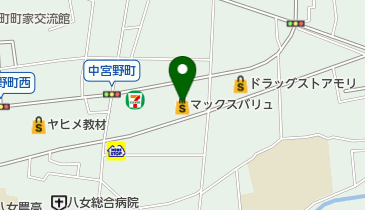マックスバリュ八女本町店の地図画像