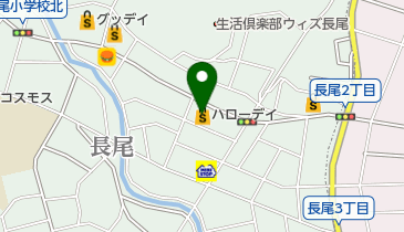 ハローデイ長尾店の地図画像