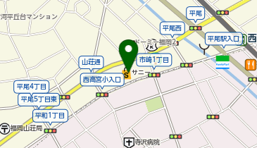 サニー平尾店の地図画像
