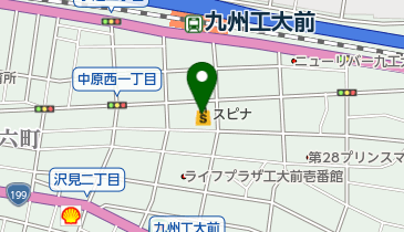 スピナ戸畑店の地図画像