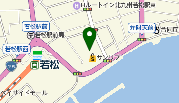 サンリブ若松の地図画像