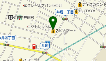 スピナマート中井店の地図画像