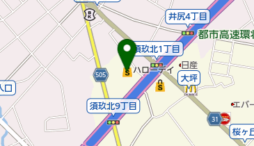 ハローデイ井尻店の地図画像