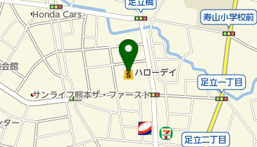 ハローデイ足原店の地図画像