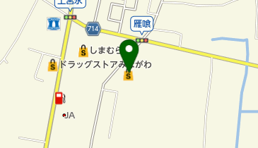 スーパーまるまつの地図画像