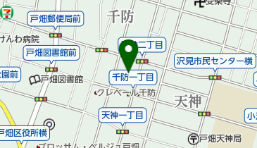 マルショク千防店の地図画像