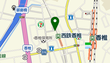 にしてつストア香椎店の地図画像