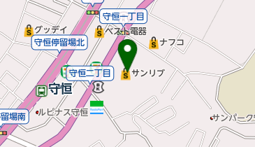 サンリブもりつねの地図画像