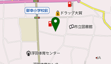 Aコープうきは店の地図画像