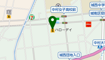 ハローデイ別府店の地図画像