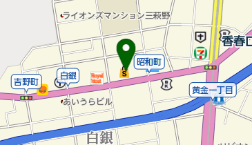 マックスバリュ三萩野店の地図画像