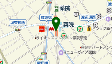 にしてつストアレガネットマルシェ薬院の地図画像