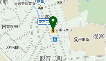 マルショク天籟寺店の地図画像